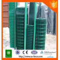 PVC Color Verde RAL6005 Valla de euro cerca de malla de alambre de Holanda